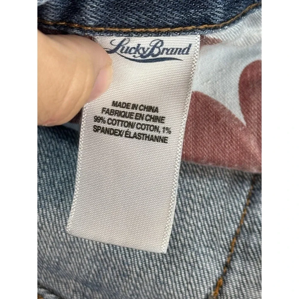 Lucky Brand 361 Vintage Straight Jeans Mens 34x30 Medium Wash Blue Denim Casual